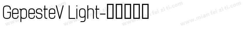GepesteV Light字体转换